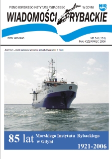 Wiadomości Rybackie : pismo Morskiego Instytutu Rybackiego w Gdyni, 2006, nr 5-6