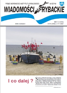 Wiadomości Rybackie : pismo Morskiego Instytutu Rybackiego w Gdyni, 2007, nr 1-2