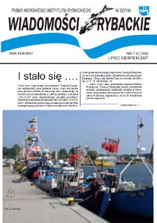 Wiadomości Rybackie : pismo Morskiego Instytutu Rybackiego w Gdyni, 2007, nr 7-8