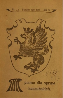 Gryf : pismo dla spraw kaszubskich, 1912, nr 1-2