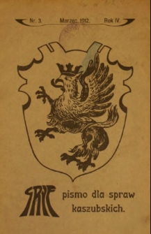 Gryf : pismo dla spraw kaszubskich, 1912, nr 3