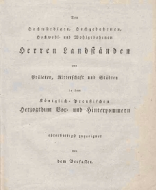 Beitrage zu der ausfuhrlichen Beschreibung des Konigl. Preussischen Herzogthums Vor-und Hinter-Pommern. T.2 / Ludwig Wilhelm Bruggemann ; hrsg. Ludewig Wilhelm Bruggemann ; Konigl. Preuss. Consistorialrath und Hofprediger in Stettin