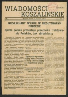 Wiadomości Koszalińskie. Nr 12/1945