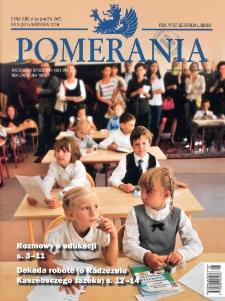 Pomerania : miesięcznik społeczno-kulturalny, 2016, nr 9
