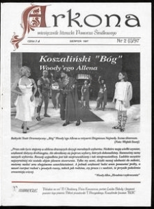 Arkona : miesięcznik literacki Pomorza Środkowego dla młodych, 1997, nr 2