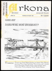 Arkona : miesięcznik literacki Pomorza Środkowego dla młodych, 1998, nr 1