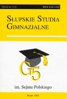 Słupskie Studia Gimnazjalne, nr 2 (7)