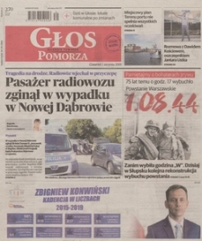 Głos Pomorza, 2019, sierpień, nr 178