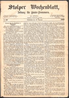 Stolper Wochenblatt. Zeitung f&uuml;r Hinterpommern № 10
