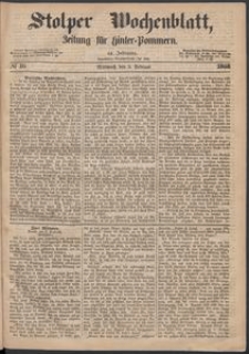 Stolper Wochenblatt. Zeitung f&uuml;r Hinterpommern № 16