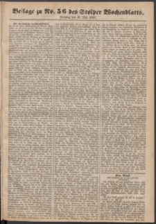 Beilage zu № 56 des Stolper Wochenblatt