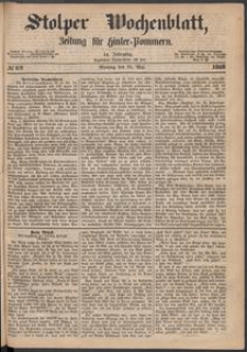 Stolper Wochenblatt. Zeitung f&uuml;r Hinterpommern № 62