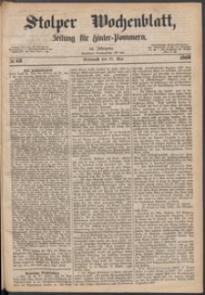 Stolper Wochenblatt. Zeitung f&uuml;r Hinterpommern № 63