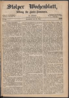 Stolper Wochenblatt. Zeitung f&uuml;r Hinterpommern № 64