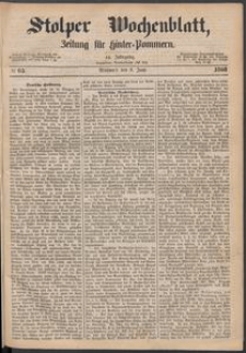 Stolper Wochenblatt. Zeitung f&uuml;r Hinterpommern № 65