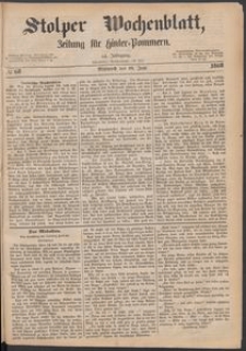 Stolper Wochenblatt. Zeitung f&uuml;r Hinterpommern № 68