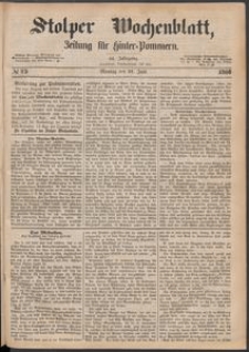 Stolper Wochenblatt. Zeitung f&uuml;r Hinterpommern № 73