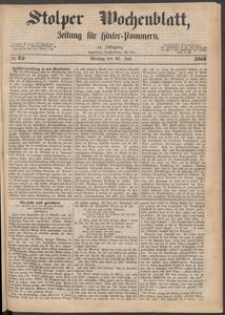 Stolper Wochenblatt. Zeitung für Hinterpommern № 85