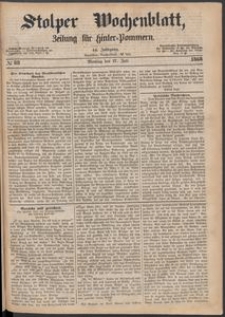 Stolper Wochenblatt. Zeitung f&uuml;r Hinterpommern № 88