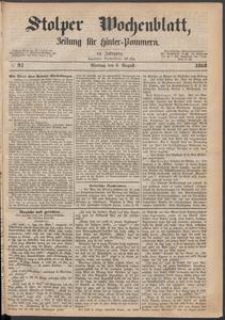 Stolper Wochenblatt. Zeitung f&uuml;r Hinterpommern № 91