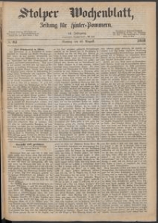 Stolper Wochenblatt. Zeitung f&uuml;r Hinterpommern № 94