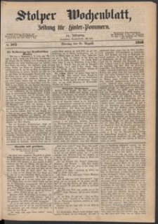 Stolper Wochenblatt. Zeitung f&uuml;r Hinterpommern № 103