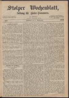 Stolper Wochenblatt. Zeitung f&uuml;r Hinterpommern № 104