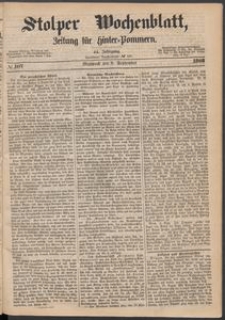 Stolper Wochenblatt. Zeitung f&uuml;r Hinterpommern № 107