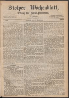 Stolper Wochenblatt. Zeitung f&uuml;r Hinterpommern № 110