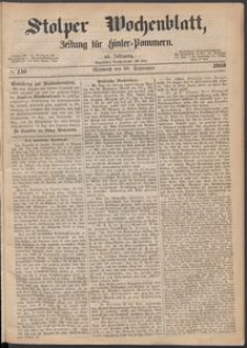 Stolper Wochenblatt. Zeitung f&uuml;r Hinterpommern № 116