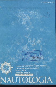 Nautologia, 1986, nr 1