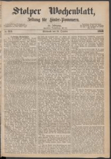 Stolper Wochenblatt. Zeitung f&uuml;r Hinterpommern № 125