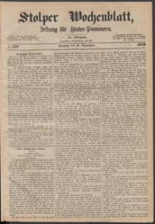 Stolper Wochenblatt. Zeitung f&uuml;r Hinterpommern № 136