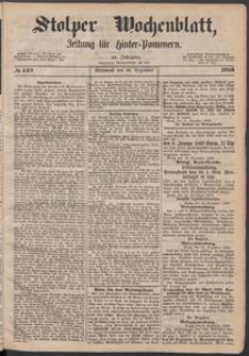 Stolper Wochenblatt. Zeitung für Hinterpommern № 149