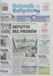 Dziennik Bałtycki, 2000, nr 285