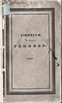 Jahrbuch der Provinz Pommern 1831