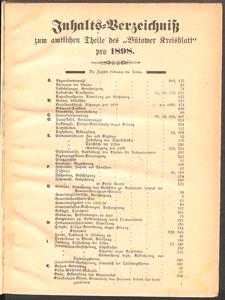 B&uuml;tower Kreisblatt 1898