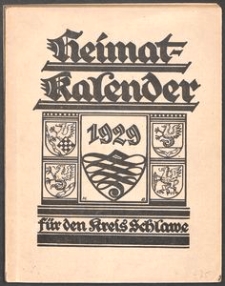 Heimatkalender f&uuml;r den Kreis Schlawe 1929