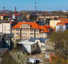 Slupsk photos from the tower of the Church of St. Nicholas