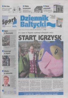 Dziennik Bałtycki, 1998, nr 32