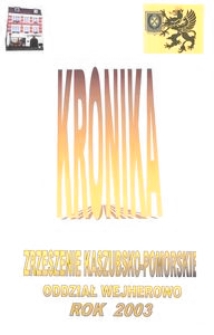 Kronika : Zrzeszenie Kaszubsko-Pomorskie. Oddział w Wejherowie. T. 7 (2003)