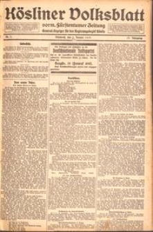 Kösliner Volksblatt [1919] Nr. 1