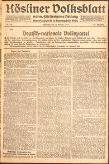 Kösliner Volksblatt [1919] Nr. 10