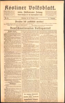 Kösliner Volksblatt [1919] Nr. 22