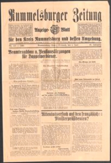Rummelsburger Zeitung. Anzeigeblatt für den Kreis Rummelsburg und dessen Umgebung