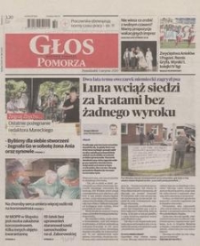 Głos Pomorza, 2020, sierpień, nr 180