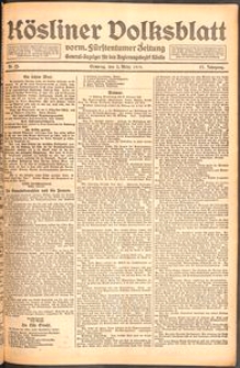 Kösliner Volksblatt [1919] Nr. 52