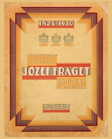 Józef Fraget. Wydanie jubileuszowe 1824-1930 (paramenty)