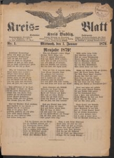 Kreisblatt für den Kreis Bublitz 1879