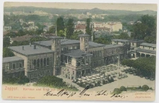 Poczt&oacute;wka kolorowa z widokiem II Domu Kuracyjnego &laquo;Kurhaus und Blick auf Zoppot&raquo;